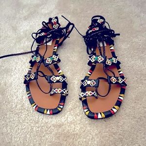 Women’s size 38 Valentino sandals.